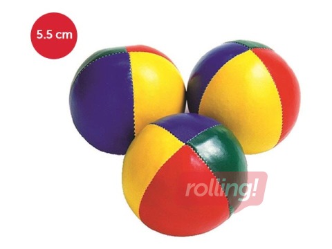 Žonglēšanas bumbiņas - 3gab, D=5.5cm