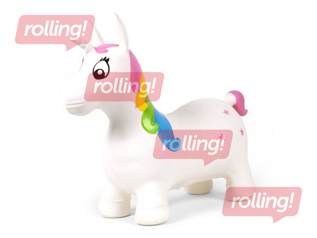 Lēkājamā figūra - baltais vienradzis