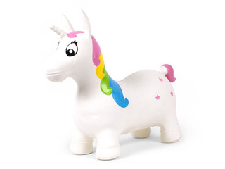 Lēkājamā figūra - baltais vienradzis