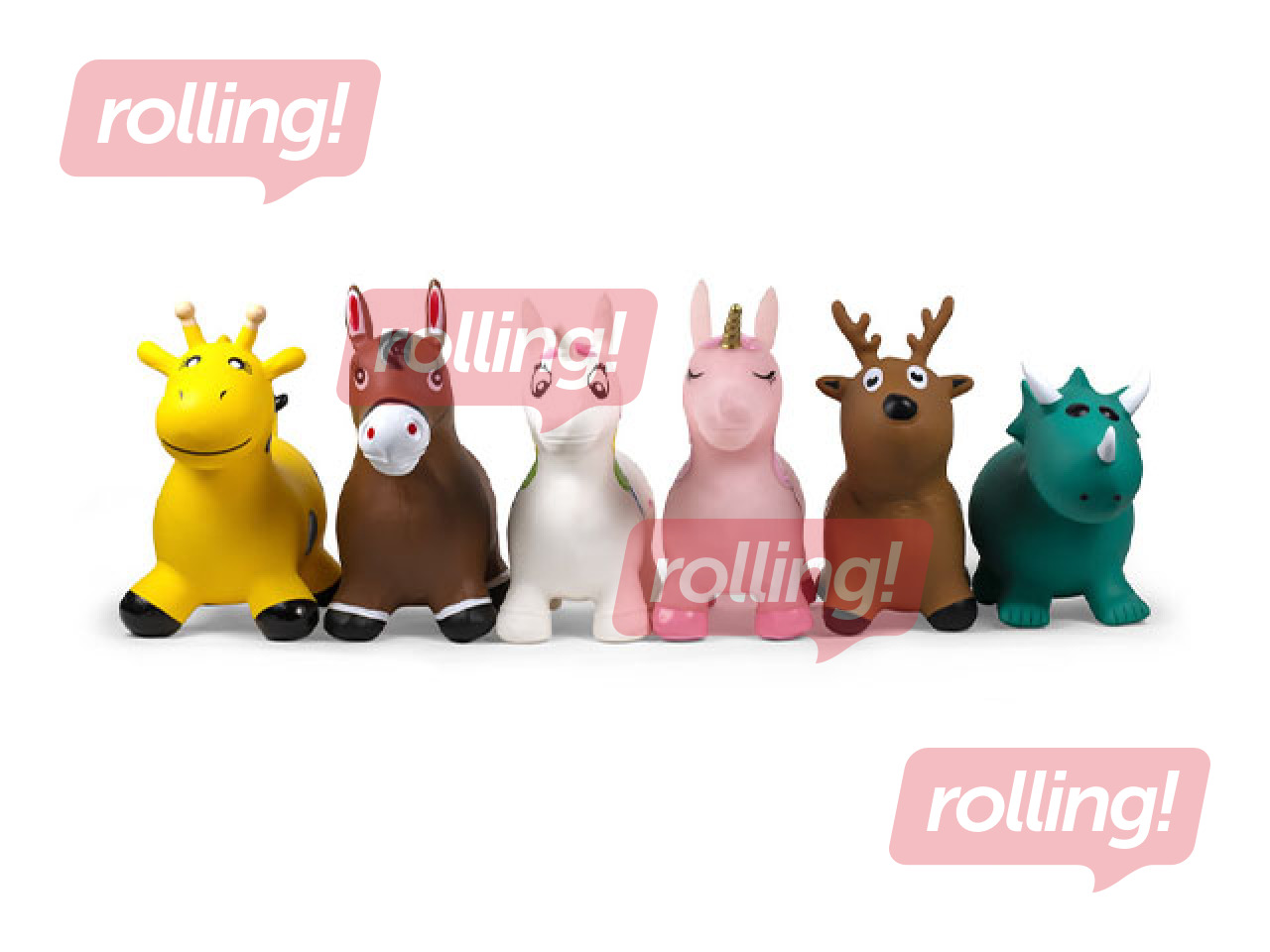 Lēkājamā figūra - baltais vienradzis