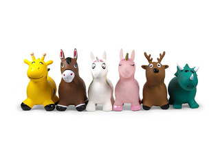 Lēkājamā figūra - baltais vienradzis