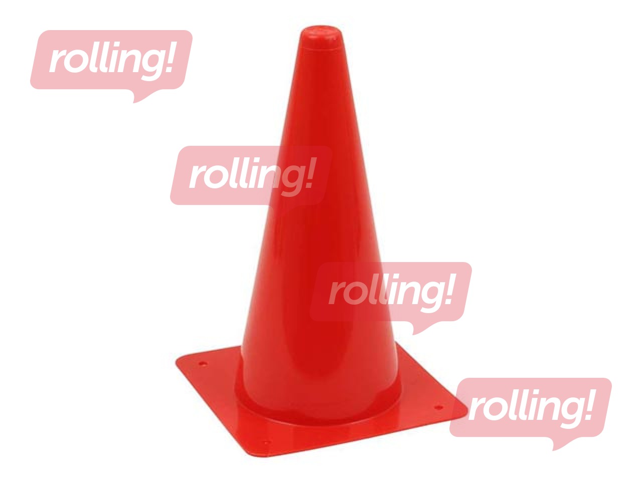 Konuss sporta treniņiem, 30cm, sarkans