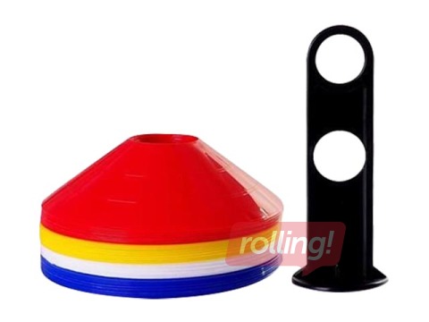 Konusu komplekts - ķīniešu cepurītes, dažādas krāsas, 40 gab.