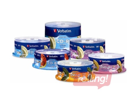 Verbatim DVD-R 4.7 GB 16x Wide Printable non ID,50 Pack Spindle
