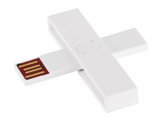 Viedkaršu lasītājs +ID Smart Card Reader White