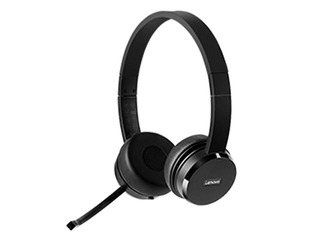 Austiņas ar mikrofonu Lenovo 100 USB, melnas