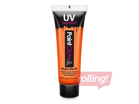 Ķermeņa un sejas krāsa, PaintGlow, luminiscējoša, oranža