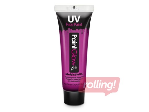Ķermeņa un sejas krāsa, PaintGlow, luminiscējoša, violeta
