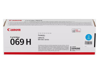 Tonera Kasete Canon 069H, Ciānzila (5500 lpp)
