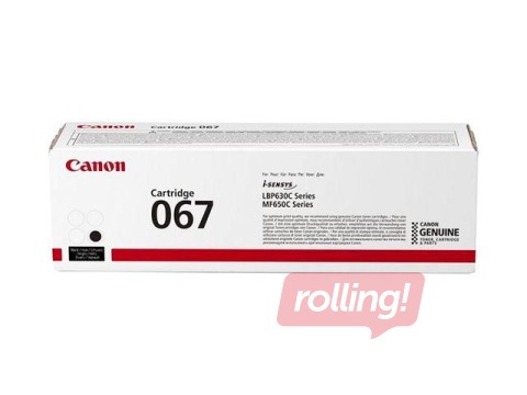 Tonera kasete Canon 067, melna (1350 lpp)