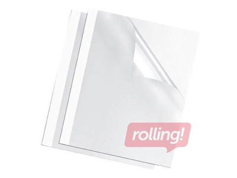 Termoiesiešanas vāki Fellowes Standing 3mm, 100 gab., balti
