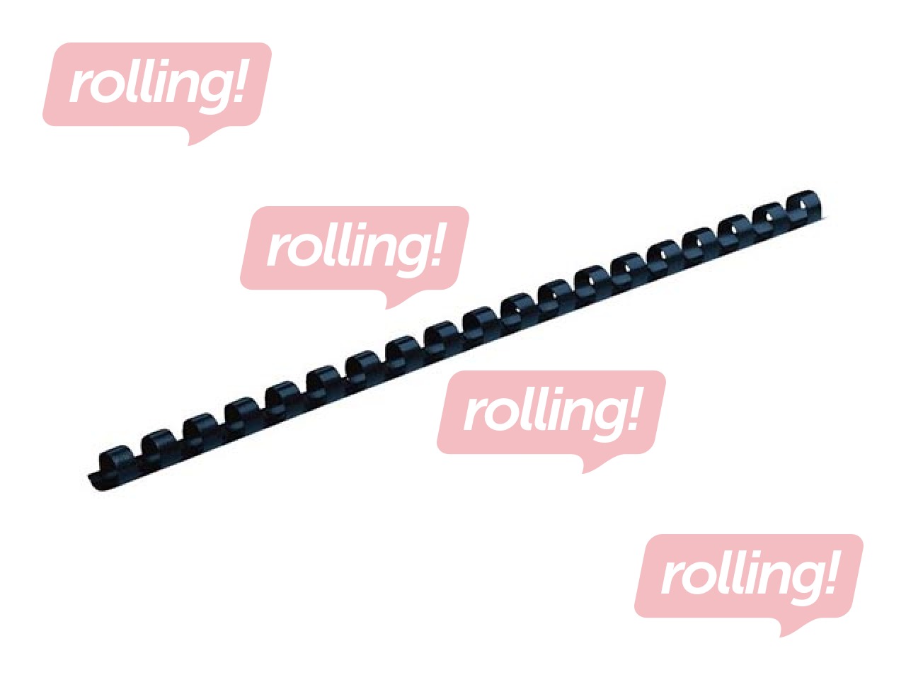 Plastmasas spirāles Fellowes, 8 mm, 100 gab., zilas