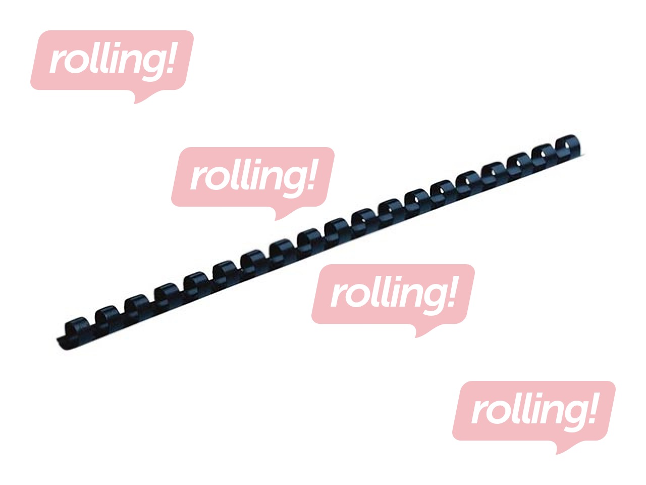 Plastmasas spirāles Fellowes, 10 mm, 100 gab., zilas