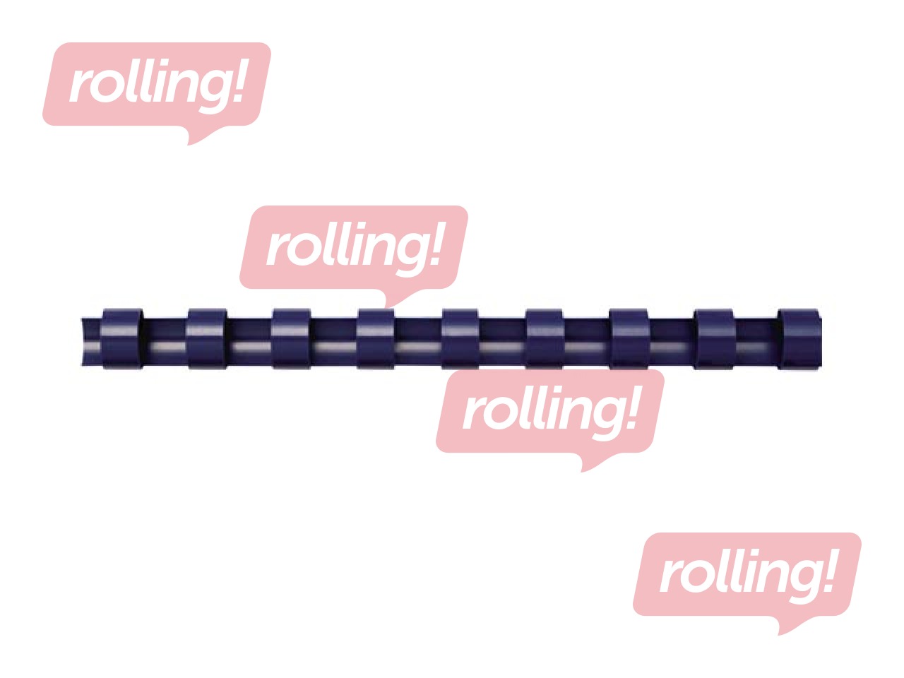 Plastmasas spirāles Fellowes, 16 mm, 100 gab., zilas