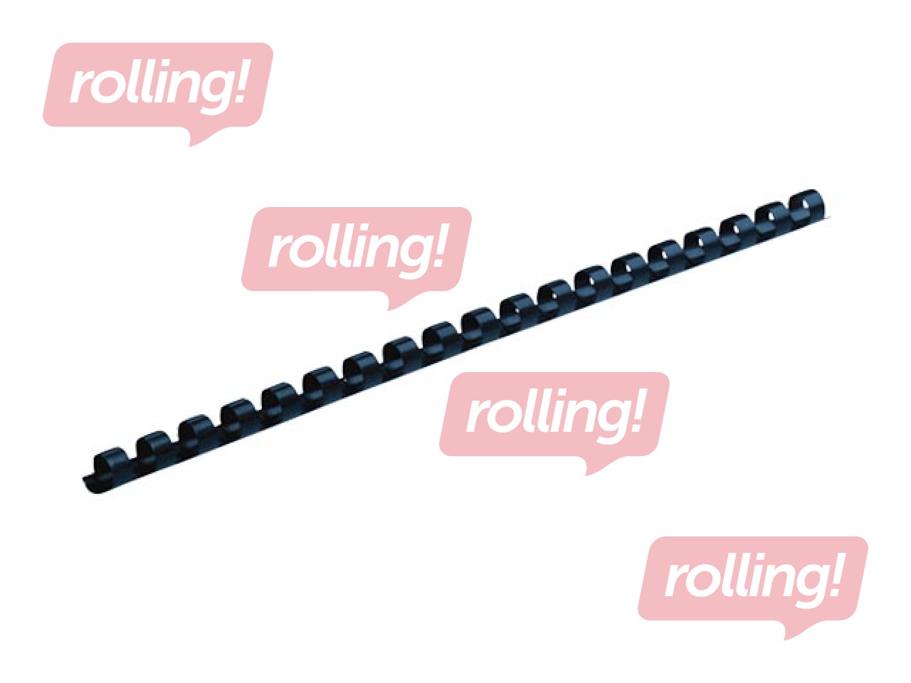 Plastmasas spirāles Fellowes, 16 mm, 100 gab., zilas