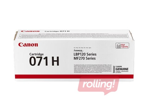Tonera Kasete Canon 071H, Melna (2500 lpp)