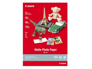 Foto papīrs, matēts, Canon MP-101, A3, 40 lapas