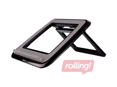 Portatīvā datora paliktnis Fellowes I-Spire Series, melns, līdz 17”