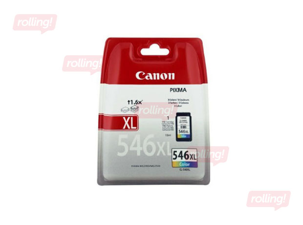 Tintes kasete CANON CL-546 XL, krāsaina, (400 lpp.)