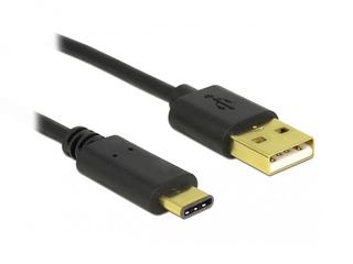Delock Cable USB 2.0 Type-A male > USB Type-C 2.0 male 0.5 m black