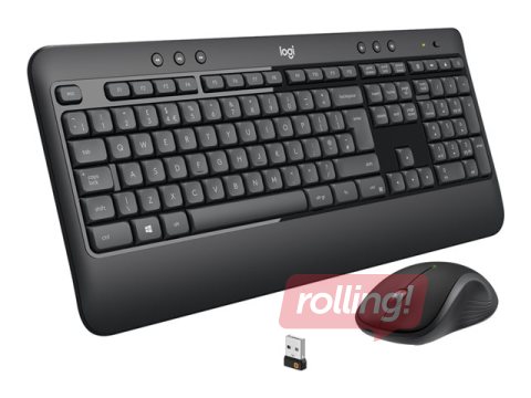 Logitech MK540 Advanced Wireless Keyboard + Mouse, ENG/RUS