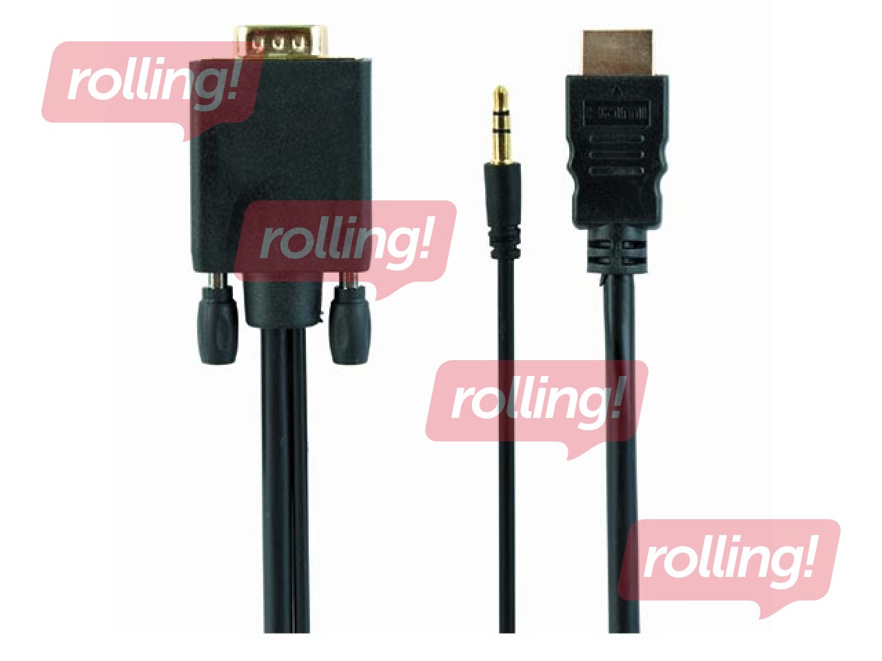 Gembird HDMI Male - VGA Male + 3.5mm, 3m