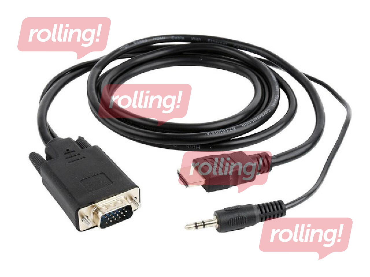 Gembird HDMI Male - VGA Male + 3.5mm 1.8m Full HD