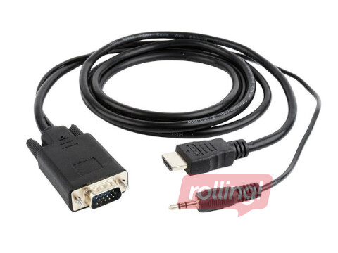 Gembird HDMI Male - VGA Male + 3.5mm 1.8m Full HD