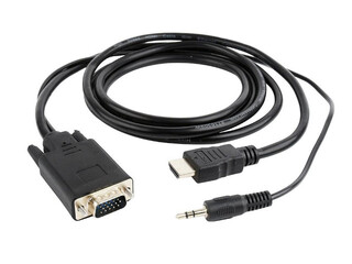 Gembird HDMI Male - VGA Male + 3.5mm 1.8m Full HD
