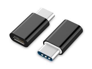 Gembird OTG USB Type C Male - MicroUSB Female Black