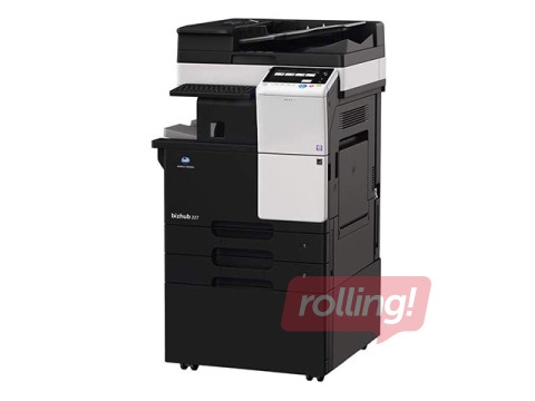 Daudzfunkciju melnbaltais lāzerprinteris Konica Minolta Bizhub 227, ADF, Duplex, Ethernet, 2x500 lpp, Paliktnis DK-513