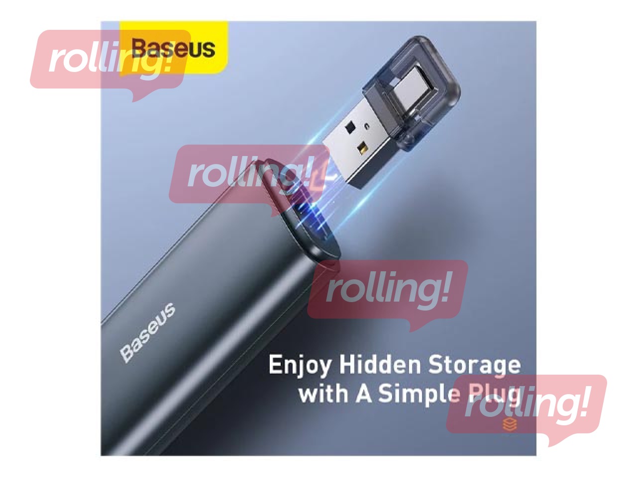 Prezentācijas palīgrīks Baseus, Orange Dot, AAA baterijas