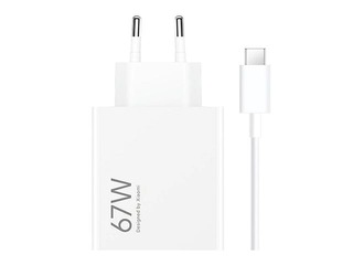 Lādētājs Xiaomi HyperCharge Combo USB, ar vadu, 67W, balts