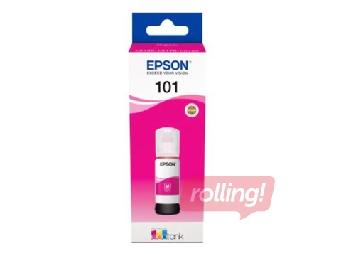Epson EcoTank 101 Fuksīna sarkana tintes pudele, 70ml (6000 lpp.)