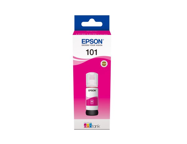 Epson EcoTank 101 Fuksīna sarkana tintes pudele, 70 ml (6000 lpp)