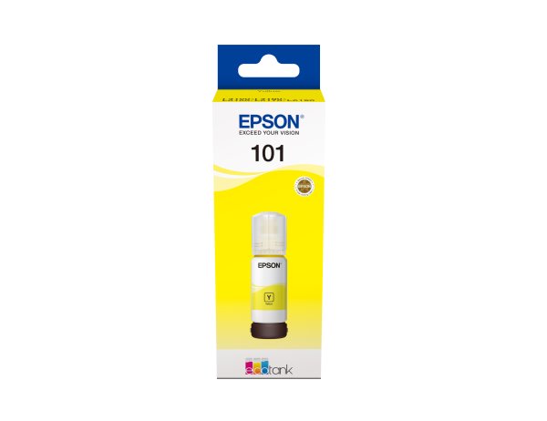 Epson EcoTank 101 Dzeltenas tintes pudele, 70 ml (6000 lpp)