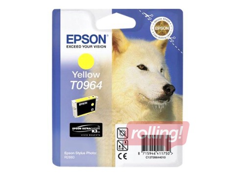 Tintes kasete Epson Stylus Photo R2880, dzeltena, 11,4ml