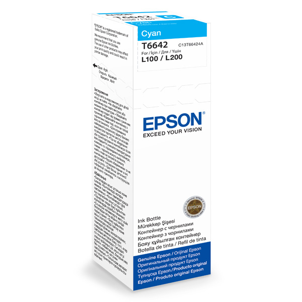 Tintes pudele Epson T6642, ciānzila, 70ml