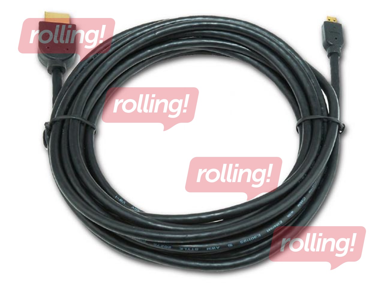 Kabelis Gembird HDMI - microHDMI Gold plated, 3m