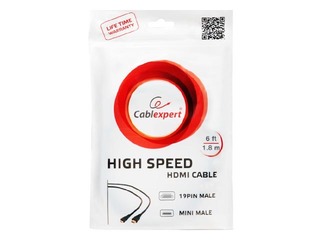 Kabelis Gembird HDMI - microHDMI Gold plated, 3m