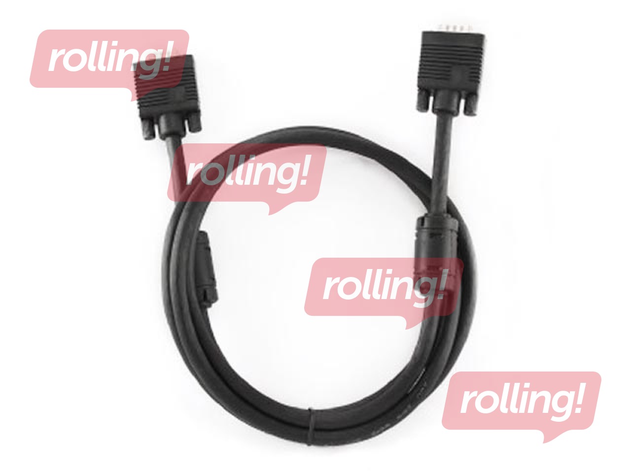 VGA kabelis, HD15 M-HD15 M, 30m, melns