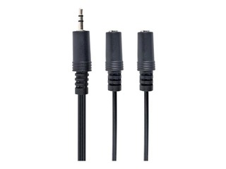 Audio sadalītāja kabelis Gembird 3,5 mm, 5m, melns
