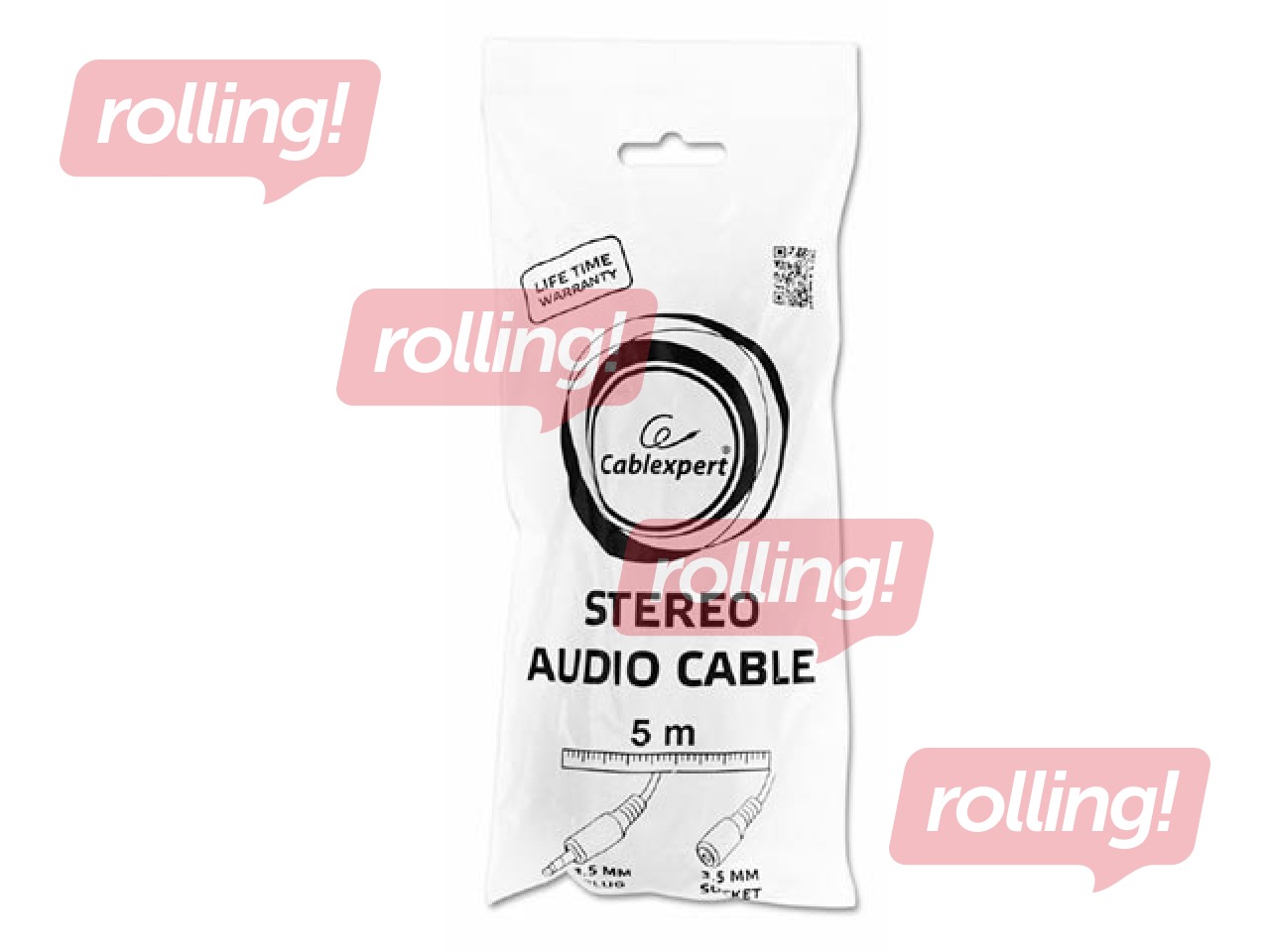 Kabelis Gembird 3.5 mm stereo audio extension