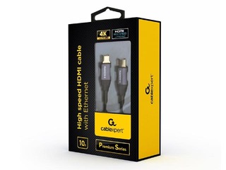 Kabelis Gembird Premium Series HDMI Male - HDMI Male 10m Stylish Metal