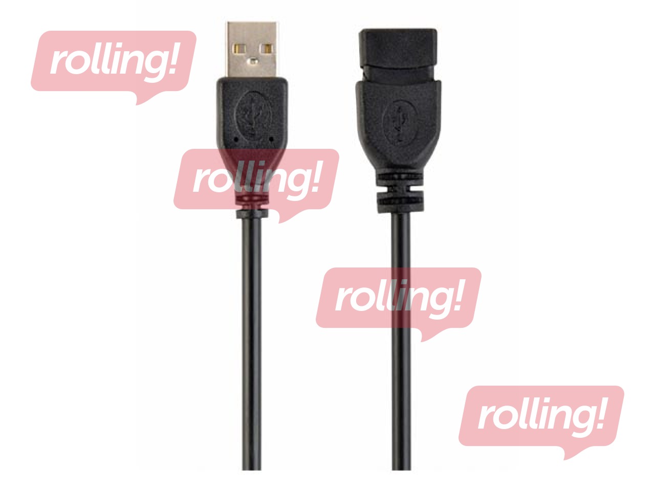 Kabelis Gembird USB Male - USB Female 4.5m Black