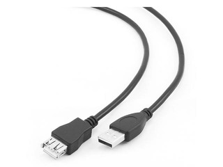 Kabelis Gembird USB Male - USB Female 4.5m Black