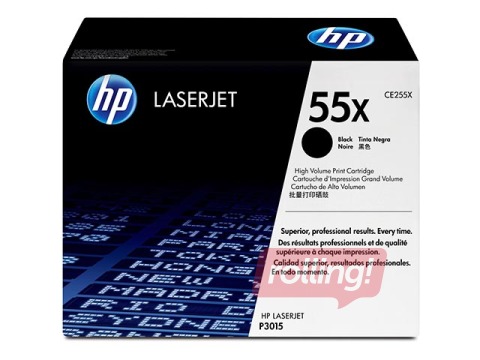 Tonera kasete HP LJ P3015, melna, (12500 lpp.)