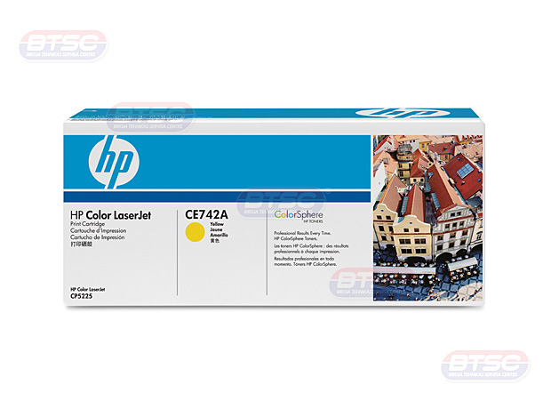 Tonera kasete HP CLJ CP5225, dzeltena, (7300 lpp.)