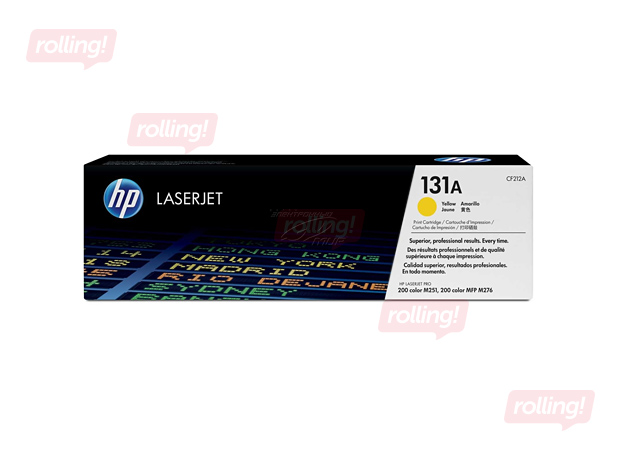 Tonera kasete HP CLJ  PRO 200 M251NW, dzeltena, (1800 lpp.)
