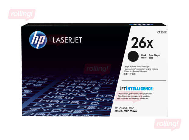 Tonera kasete HP CF226X Melna, 9000 lpp.